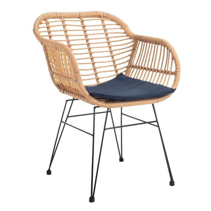 Natural And Navy Cushion Alton Lounge Set