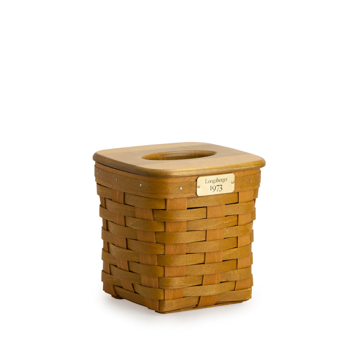 Warm Brown 1973 Tall Tissue Basket Set with Free Protector