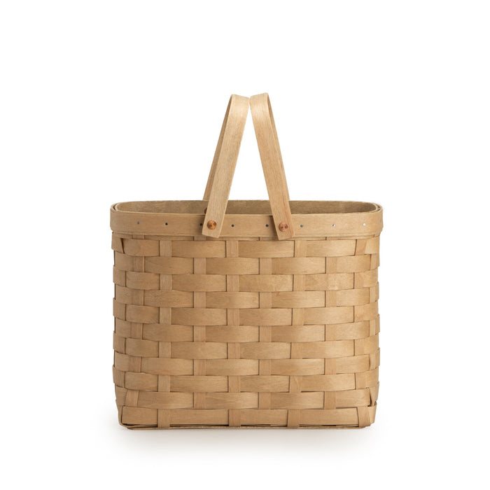 Light Brown Wine Caddy Basket